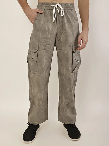 ZAKH Men's Olive Grey Cargo Pants