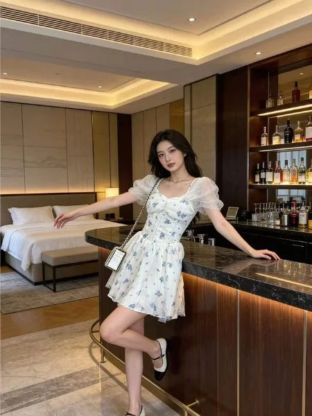 Floral Off-Shoulder Dress
