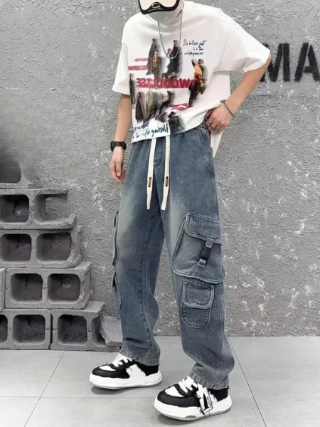 Men’s Core Baggy Cargo Jeans