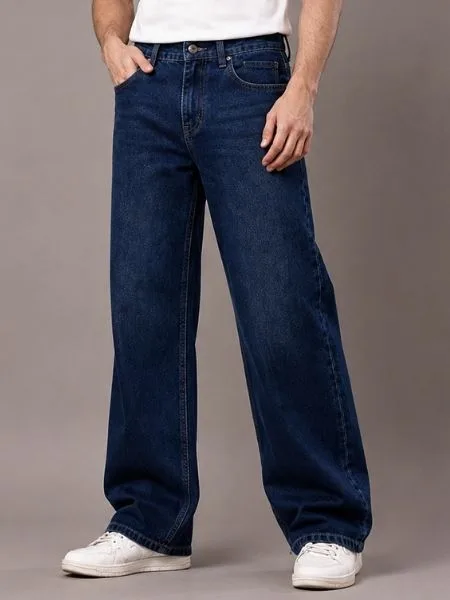 Premium Dark Blue Denim Jeans