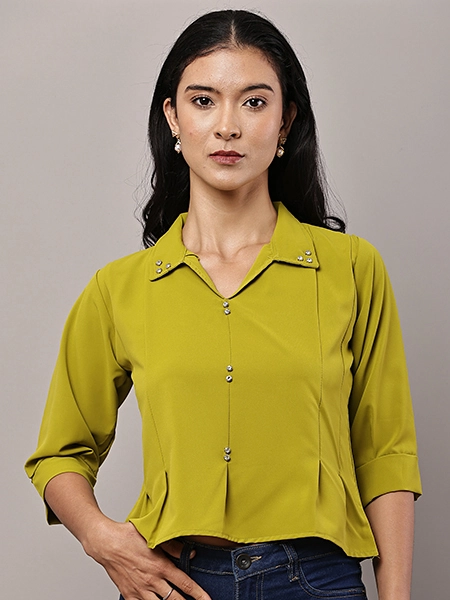 Pleated Casual Top