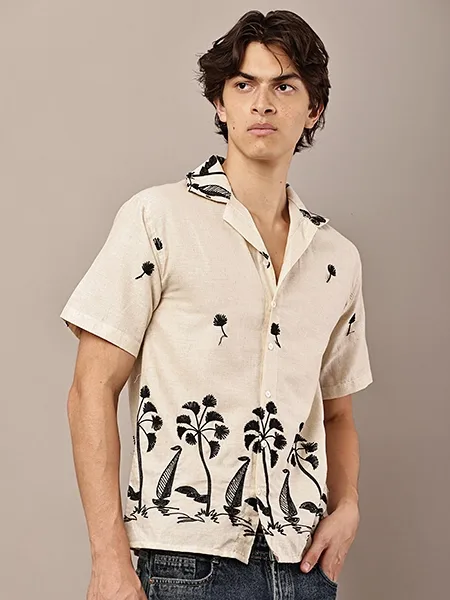 Embroidered Resort Shirt